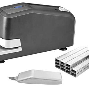 Bostitch Office Impulse Heavy Duty Electric Stapler Value Pack, 30 Sheet Capacity, Includes 5,000 Staples & Staple Remover, No-Jam, Faster Stapling, Black