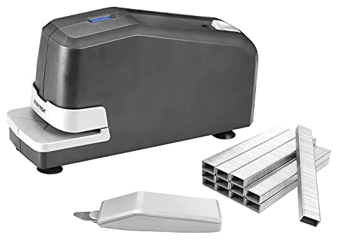 Bostitch Office Impulse Heavy Duty Electric Stapler Value Pack, 30 Sheet Capacity, Includes 5,000 Staples & Staple Remover, No-Jam, Faster Stapling, Black