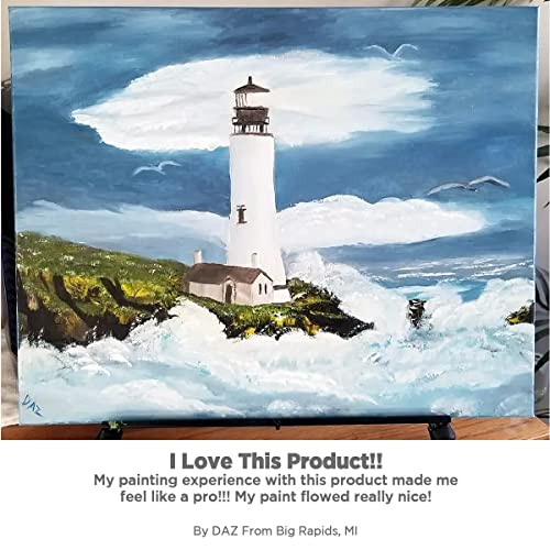 Centurion Deluxe Professional Oil Primed Linen Canvas Panels 3-Pack - OP Enhanced Primed Oil Canvas Panels for Painting, Artists, Oils, Alkyds, & More! - 14x18"