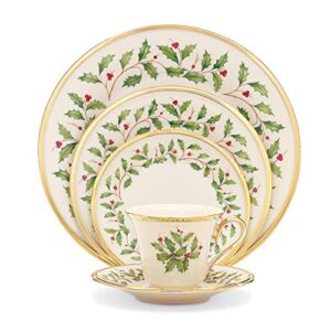 lenox 146590600 holiday 5-piece place setting