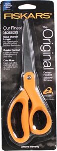 fiskars straight handle craft scissors, 8 inches, stainless steel blades