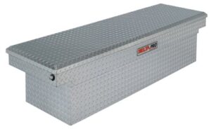 jobox pac1580000 aluminum single lid fullsize crossover truck box, bright