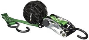 smartstraps 337 ratchetx green 14′ 1,500 lbs capacity tie down with retractable ball of webbing, (pack of 2)