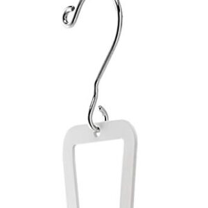 YAMAZAKI home 6510 Chain Link Bag Holder-Closet Storage Hanging Organizer Rack, One Size, White