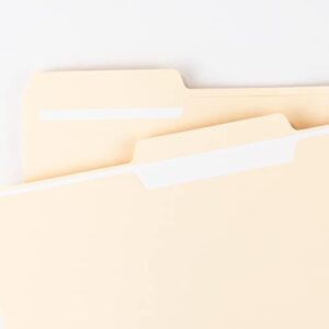 Smead File Folder, 1/3-Cut Tab, Assorted Positions, Legal Size, Manila, 100 per Box (15330)