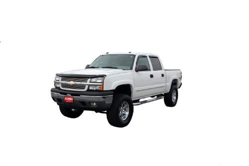 Auto Ventshade AVS 21154 Hoodflector Dark Smoke Hood Shield for 2006 Chevrolet Silverado 1500, 2005-2006 Silverado 2500HD & 3500