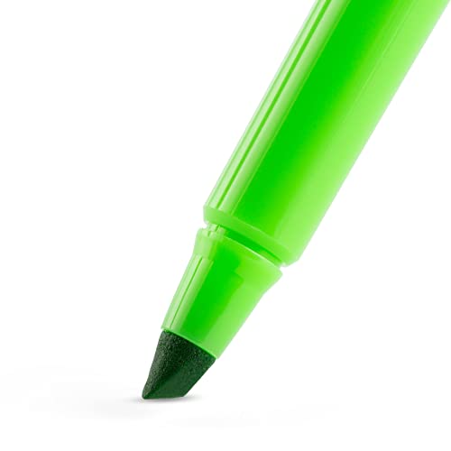 BIC Brite Liner Highlighter, Chisel Tip, Green, 12-Count (BL11-GREEN)