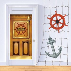 Cruise Ship Door Cover Party Accessory (1 count) (1/Pkg)