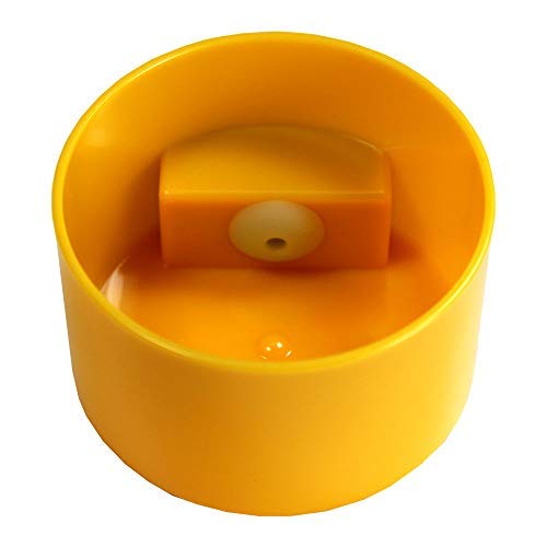 Minivac - 10g to 30 grams Airtight Multi-Use Vacuum Seal Portable Storage Container for Dry Goods, Food, and Herbs - Yellow Cap & Clear Body