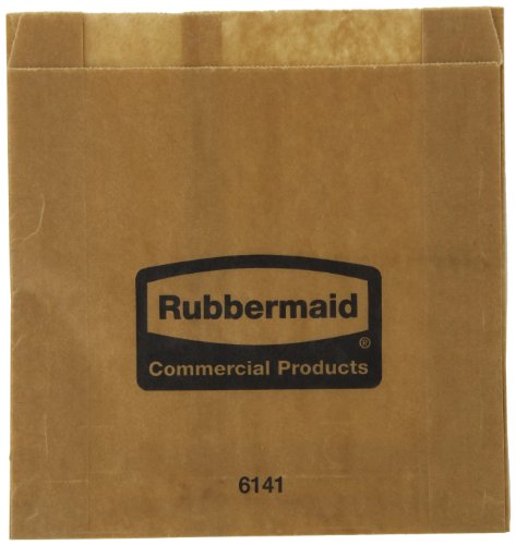 Rubbermaid Commercial Wax Paper Bags, Sanitary Napkin Disposal Bags, Feminine Hygiene liners, Pack of 250