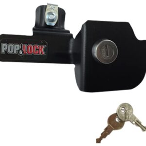 Pop & Lock – Manual Tailgate Lock for Chevy Silverado and GMC Sierra, Fits 1999 to 2007 Models (Black, PL1100)