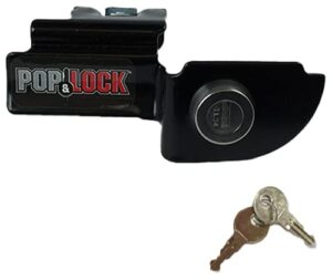 pop & lock – pl3600 black manual tailgate lock for dodge dakota and mitsubishi raider