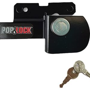 Pop & Lock PL2500 Black Manual Tailgate Lock for Ford (Works Without Factory Lock)