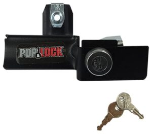 pop & lock pl1050 black manual tailgate lock for chevy/gmc