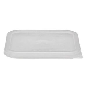 cambro sfc6scpp cambro square seal lid for 6 and 8 qt. capacity clear camwear containers