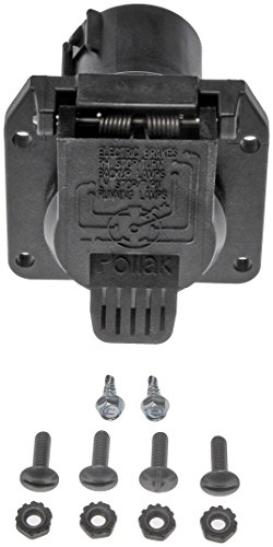 Dorman 924-308 Trailer Hitch Electrical Connector Plug Compatible with Select Ford / Lincoln / Mercury Models