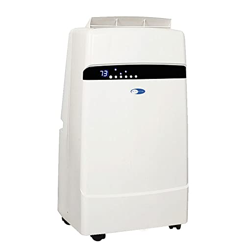 Whynter ARC-12SDH 12,000 BTU (6,884 BTU SACC) Dual Hose Cooling Portable Air Conditioner, Heater, Dehumidifier, and Fan with Activated Carbon Filter plus Storage bag, up to 400 sq ft in White