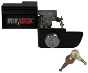 pop & lock pl1300 black manual tailgate lock for chevy/gmc (new body)