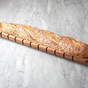 Ironwood Gourmet Avignon Baguette Miter, Acacia Wood 1.75 x 3.5 x 26.25 inches