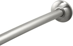 kohler 563610 curved shower rod, brushed stainless