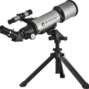 BARSKA Starwatcher 400x70mm Refractor Telescope w/ Tabletop Tripod & Carry Case