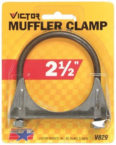 Victor Muffler Saddle Camp 2-1/2" 13 Ga. Steel