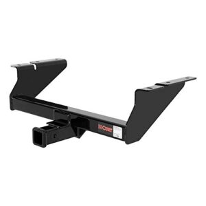 curt 31012 2-inch front receiver hitch, select cadillac, chevrolet, gmc trucks, suvs, black