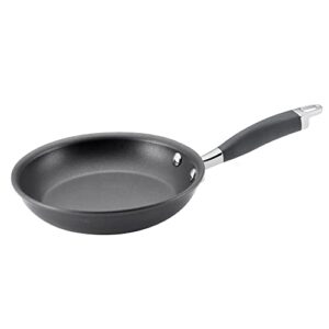 anolon advanced hard anodized nonstick frying / fry pan / skillet – 8 inch, gray