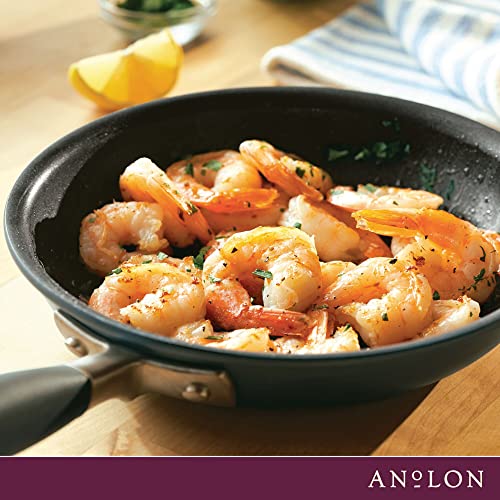 Anolon Advanced Hard Anodized Nonstick Frying / Fry Pan / Skillet - 8 Inch, Gray