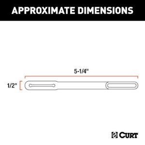 CURT 58200 Vehicle-Side 4-Pin Flat Trailer Wiring Harness Connector Dust Cover