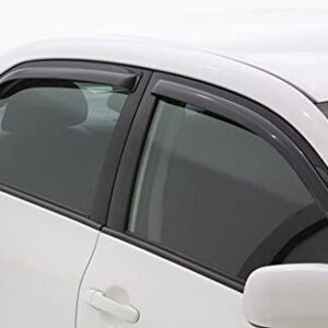 Auto Ventshade [AVS] Ventvisor / Rain Guards | Outside Mount, Smoke Color, 4 pc | 94181 | Fits 2010 - 2015 Toyota Prius (Excludes V Model)