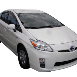 Auto Ventshade [AVS] Ventvisor / Rain Guards | Outside Mount, Smoke Color, 4 pc | 94181 | Fits 2010 - 2015 Toyota Prius (Excludes V Model)