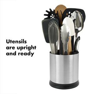 OXO Good Grips Stainless Steel Rotating Utensil Holder