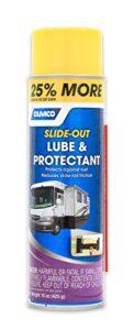 camco slide out lube – for metal parts, rollers, door hinges and brake parts – for rvs, boats, cars and more – 15 oz (41105)