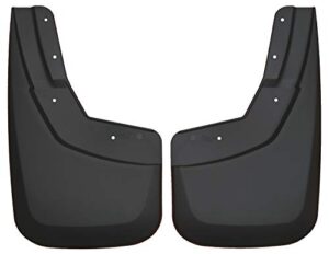 husky liners mud guards | front mud guards – black | 56821 | fits 2007-2014 chevrolet suburban 1500/tahoe w/ z71 package 2 pcs