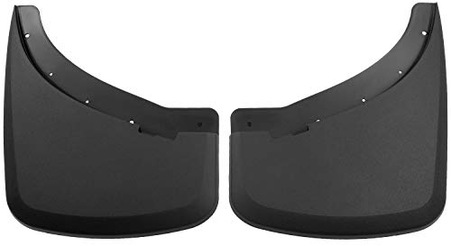 Husky Liners Mud Guards | Dually Rear Mud Guards - Black | 57841 | Fits 2007-2014 Chevrolet Silverado/GMC Sierra 3500 w/ Dual Rear Wheels 2 Pcs