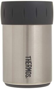 thermos stainless steel beverage can insulator for 12 ounce can, stainless steel