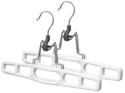 3 sets of 2 Skirt and Slack Hanger Clamp white (7'Hx 11"W) by Merrick Engineering