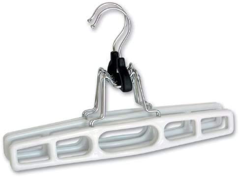 3 sets of 2 Skirt and Slack Hanger Clamp white (7'Hx 11"W) by Merrick Engineering