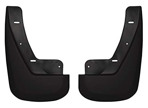 Husky Liners Mud Guards | Rear Mud Guards - Black | 56781 | Fits 2007-2014 Cadillac Escalade ESV w/o Dual Exhaust 2 Pcs