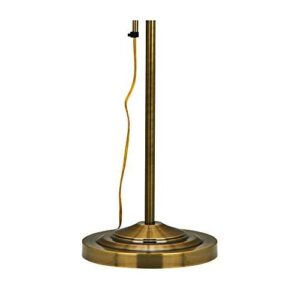 Cal Lighting BO-117FL-AB Floor Lamp Pharmacy Collection with Adjust Pole , 62 inches, Antique Brass Finish