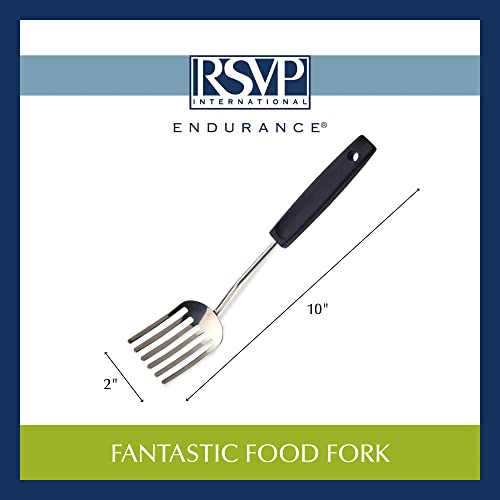 RSVP International Endurance Kitchen Baking Tool Collection, Fantastic Fork, Stainless Steel