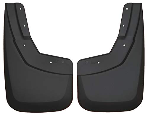 Husky Liners Mud Guards | Rear Mud Guards - Black | 57721 | Fits 2004-2012 Chevrolet Colorado/GMC Canyon w/ Small Flares 2 Pcs