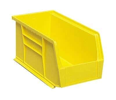 Akro-Mils 30-220 Yellow Storage bin; 4-1/8" x 3" x 7-3/8", 24/Pack