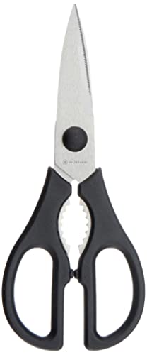 Wusthof WU5558 Kitchen Shears, 8", Black