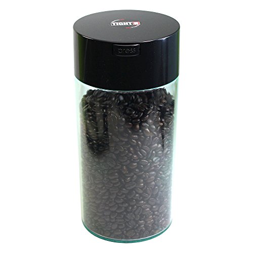 Tightvac - 5oz to 24 Ounce Vacuum Sealed Container - Black Body/Black Cap