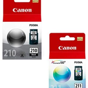 Canon PG-210/CL PIXMA MP240 MP250 MP270 MX320 MX330 MX340 IP2700 IP2702 Ink Cartridge Set (Black,Color) in Retail Packaging