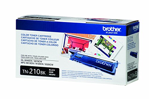 Brother Toner Cartridge Set, 4-Pack, Black, Cyan, Magenta, and Yellow (TN-210)