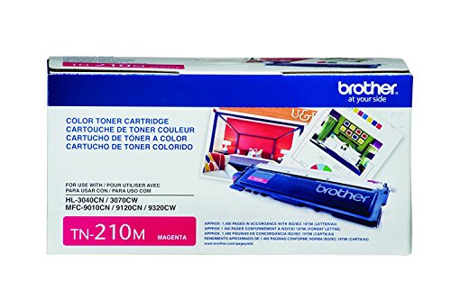 Brother Toner Cartridge Set, 4-Pack, Black, Cyan, Magenta, and Yellow (TN-210)