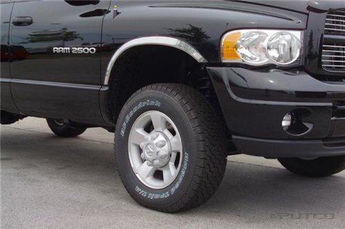 Putco 97302 Stainless Steel Half Fender Trim Kit for Dodge Ram